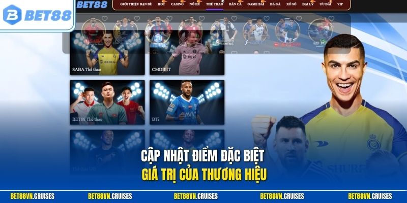 Cập nhật điểm đặc biệt giá trị của thương hiệu