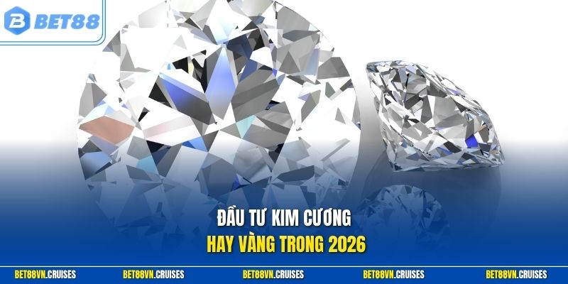Đầu tư kim cương hay vàng trong 2026