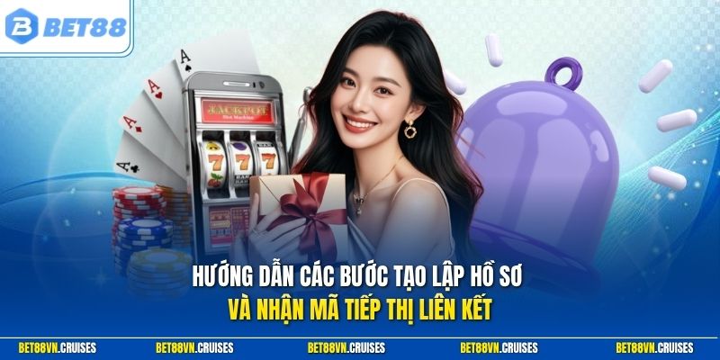 Hướng dẫn các bước tạo lập hồ sơ và nhận mã tiếp thị liên kết